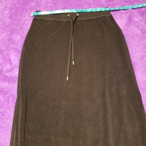 Michael Kors Ladies Black Med Long Maxi Skirt